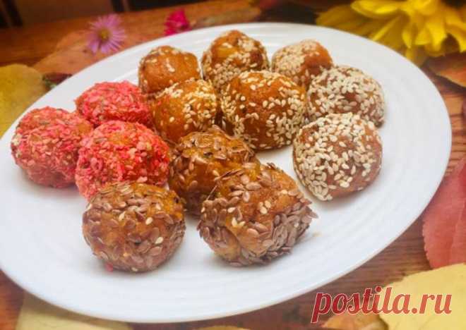 Конфеты из тыквы, рецепт без сахара - пошаговый рецепт с фото. Автор рецепта Виктория . - Cookpad