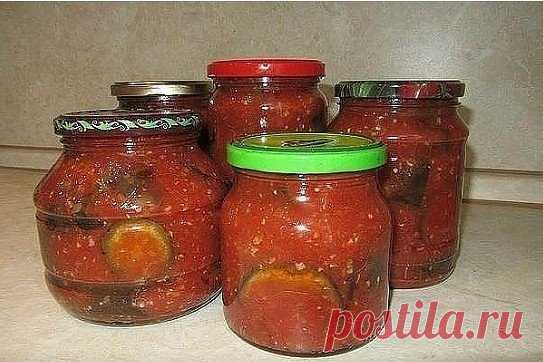 БАКЛАЖАНЫ В ОСТРОМ СОУСЕ 