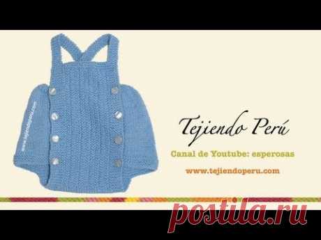 Enterizo o mameluco para bebe - Tejiendo Perú