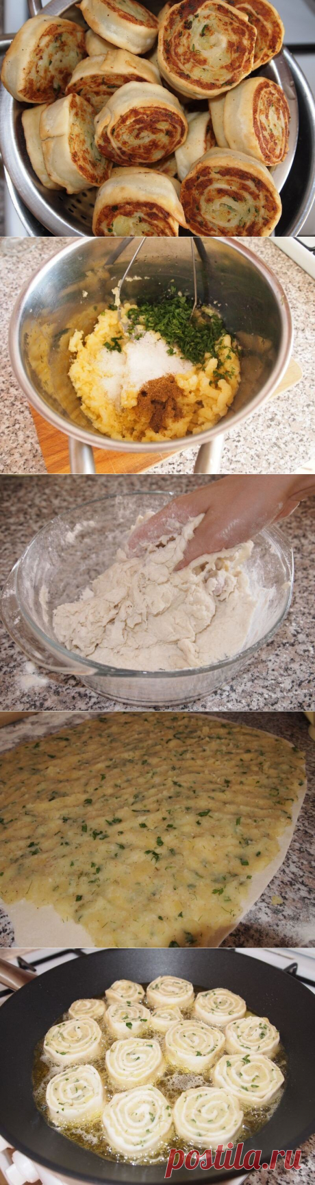 Алупатры (картофельные рулетики) (Как обычно, очень легко готовится)
