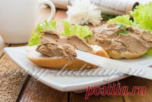 Печеночный паштет из куриной печени: рецепт