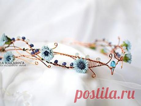 МК диадема &quot;Фея весеннего луга&quot; - Ярмарка Мастеров - ручная работа, handmade