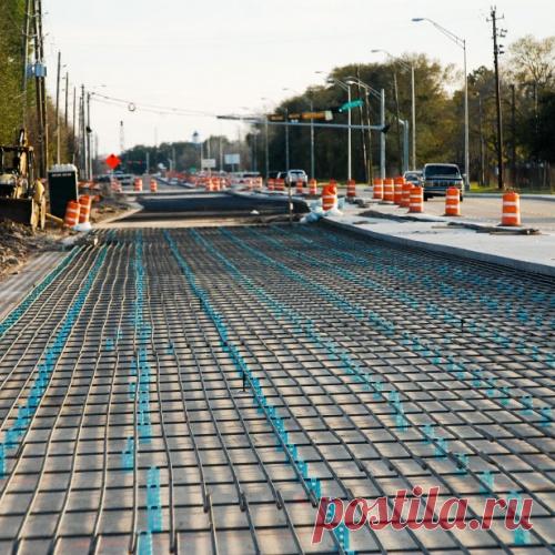 Как делают американские дороги (ВИДЕО)