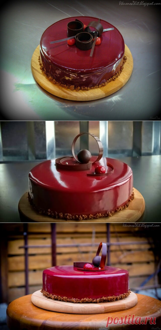 Торт "Красное и черное" — Бабушкины секреты