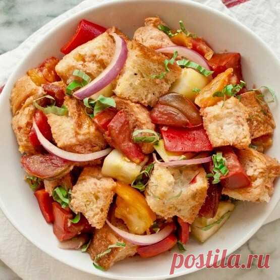 🍅 ПАНЦАНЕЛЛА - ВКУСНО, СОЧНО, ПО-ИТАЛЬЯНСКИ. 🍅 Лучший итальянский салат с… | Правильно, готовим! | Дзен