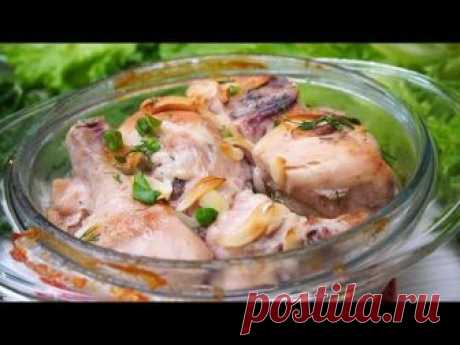 Тушенная курица в собственном соку рецепт с фото