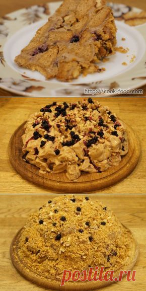 Легкие рецепты для вкуса жизни » Торт из пряников с кремом из сметаны и сгущенки
