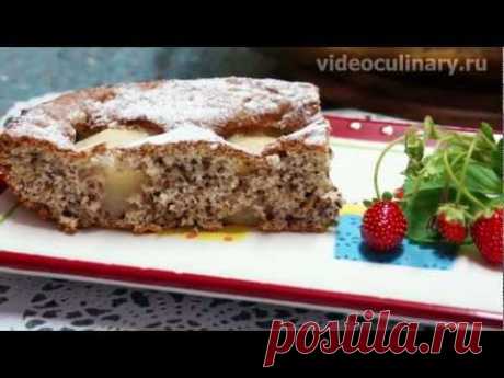 Бисквитный пирог с грушами - Рецепт Бабушки Эммы