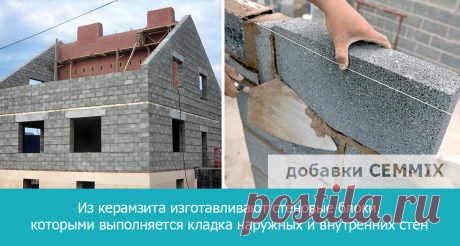 Керамзитобетон: свойства, применение, добавки | Cemmix.RU - пластифицирующие добавки для бетона | Яндекс Дзен