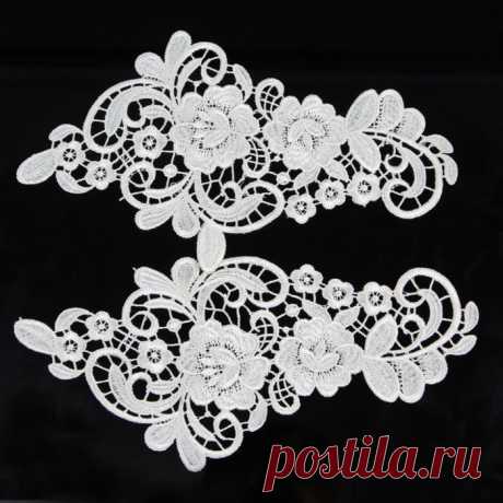 craft giraffe Picture - More Detailed Picture about 1 Pair Off white Polyester Lace Trim Lace Flowers Applique Trim Sewing Craft Picture in Lace from Jewelrylands | Aliexpress.com | Alibaba Group