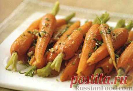 Рецепт: Молодая морковь на гарнир на RussianFood.com