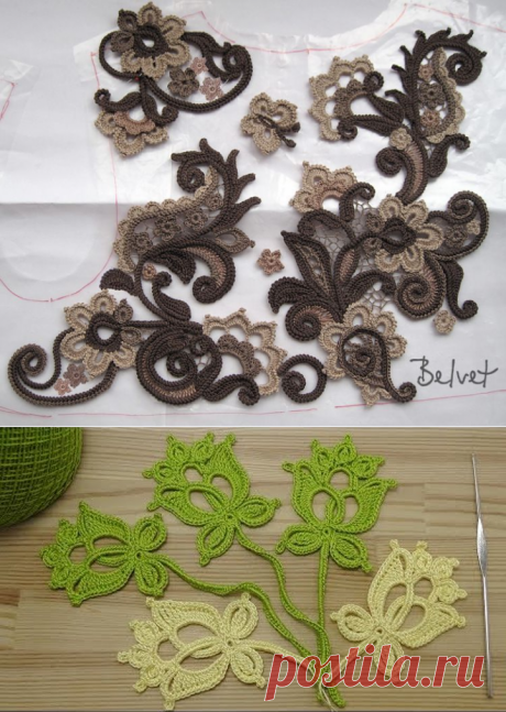 Поиск на Постиле: узоры для ирландского вязания