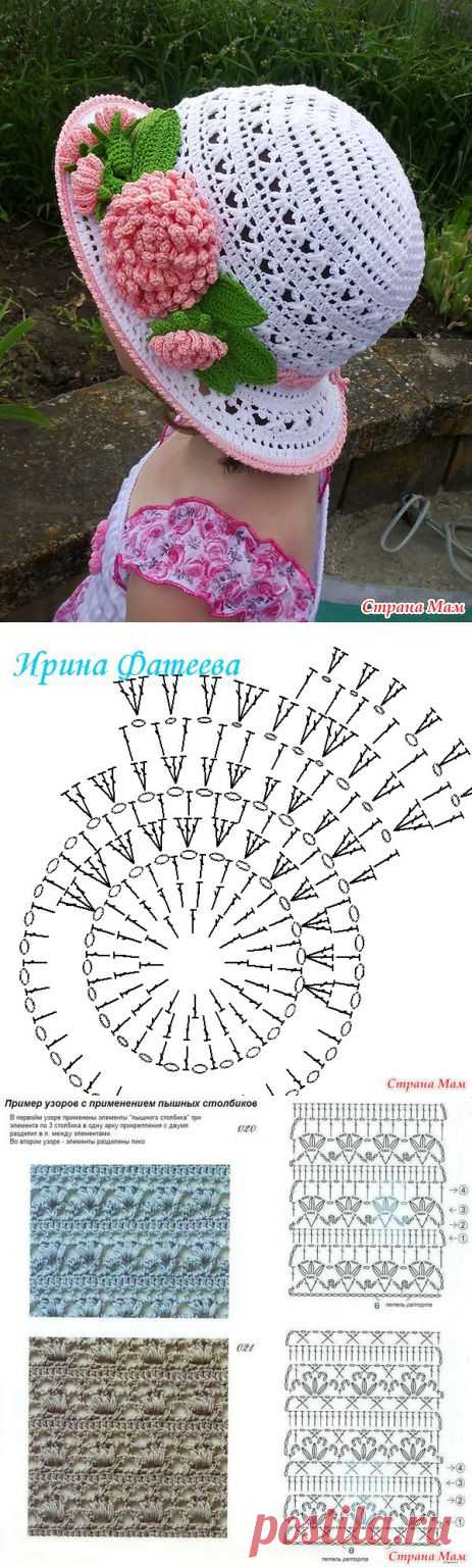 Шляпка для Анютки. Дополнила - Вязание - Страна Мам