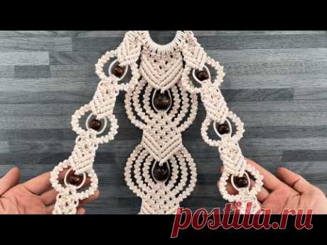 SUPORTE PARA VASOS EM MACRAMÊ | PONTO CORRENTE | TUTORIAL PASSO A PASSO.