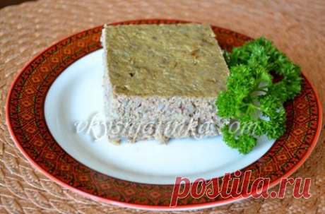 Запеканка из куриной печени.
