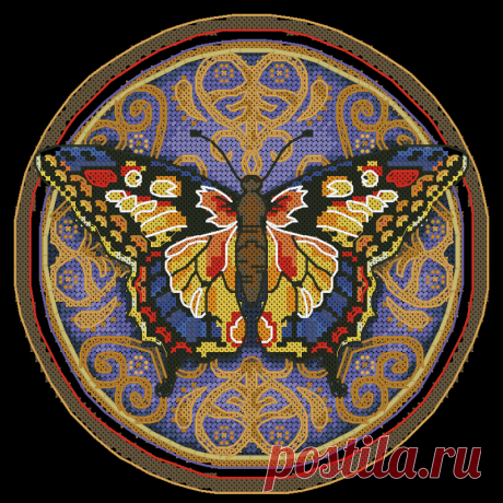 Сачать схему вышивки &quot;Ornate Butterfly&quot;