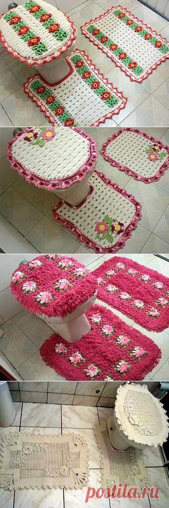 Коврики для ванной своими руками | Домохозяйки