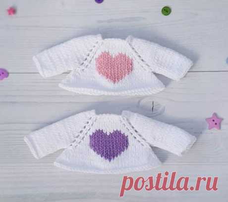 Бесплатный мастер-класс по вязанию Свитер для игрушки крючком. Автор описания - @kseniya_igrushki. 🧶Схемы вязания игрушек IRINELY.ART🧵