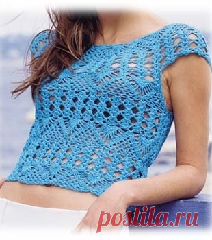 25 Петелек - Голубой топик