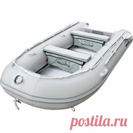 Лодка моторная надувная HDX Oxygen 390 AL, цвет серый, Интернет магазин PRIMA vasta