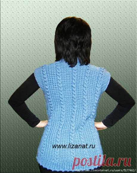 Жилет от Натальи Лок