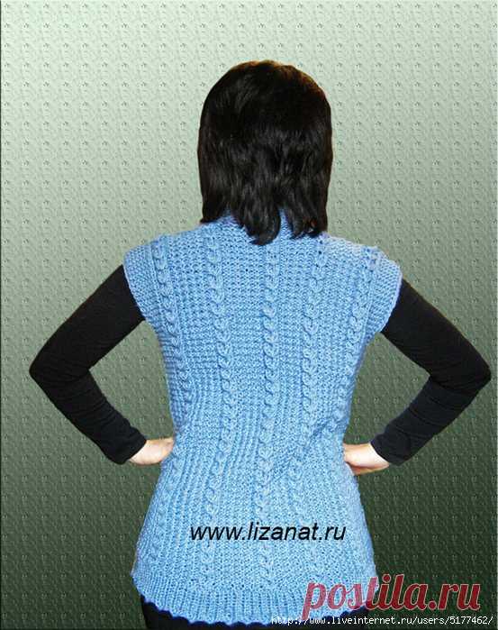 Жилет от Натальи Лок