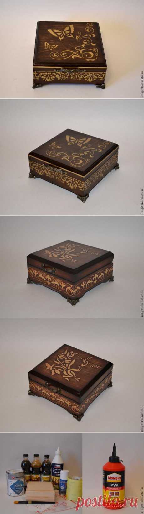 Как имитировать инкрустацию древесины - How to imitate wood incrustation
