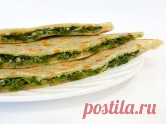 Лепёшки бакинские с зеленью