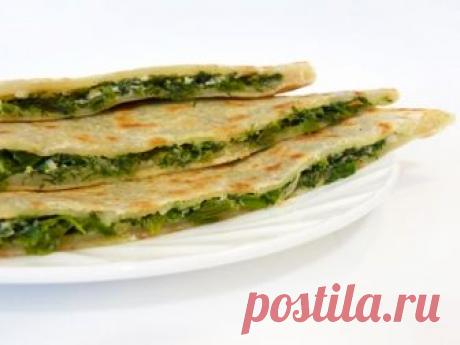 Лепёшки бакинские с зеленью