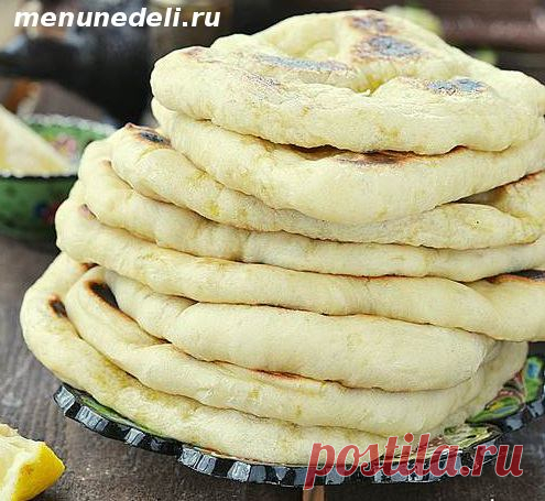 Арабские лепешки на сковороде / Меню недели
