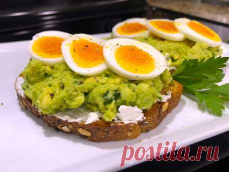 Завтрак с АВОКАДО за 3 минуты. Вкусно, Быстро, Полезно!