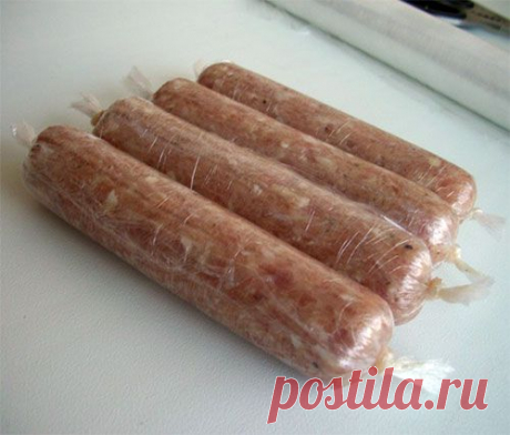 Колбаса куриная домашняя быстрого приготовления | БУДЕТ ВКУСНО!