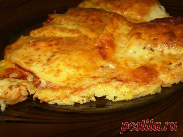 Картофельная...почти пицца))) - Простые рецепты Овкусе.ру
