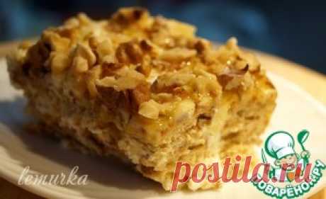 Десерт из сметаны и печенья по-гречески - кулинарный рецепт