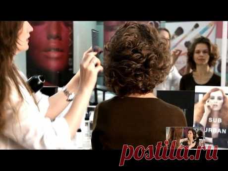 Прически своими руками.  Объемная прическа на короткие волосы