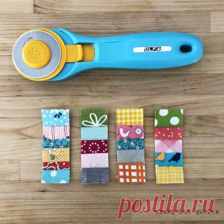 crazy mom quilts: scrappy churn dash block tutorial--pint sized