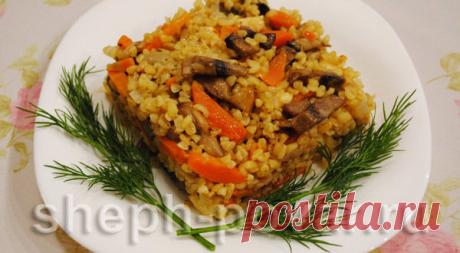Булгур с шампиньонами и адыгейским сыром - Здоровый образ Из этой статьи Вы узнаете один из рецептов приготовления булгура. На этот раз это будет булгур с шам