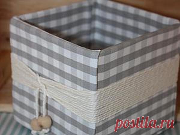 Мастер-класс : Мастерим уютную коробочку для домашних нужностей и ненужностей | Журнал Ярмарки Мастеров
