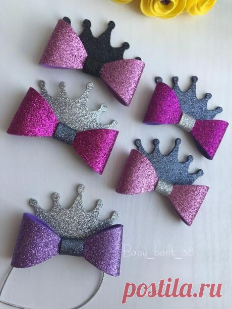 Нарядные бантики для деток. Собираем идеи и шаблоны в копилочку