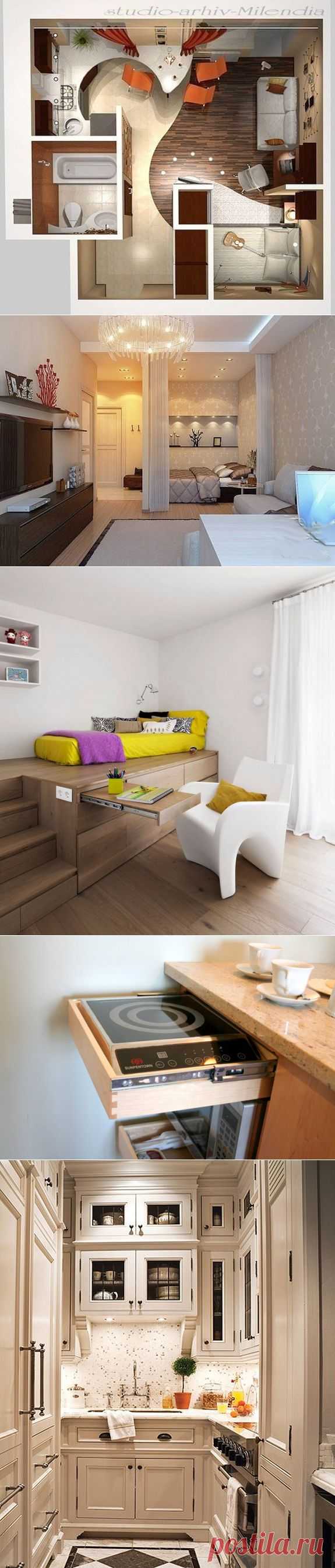 Тесно в малогабаритке? Идеи планировки и мебели для однушек