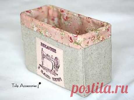 Коробочка для рукоделия своими руками - Ярмарка Мастеров - ручная работа, handmade