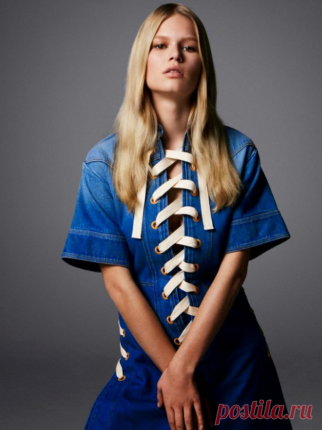 Анна Юэрс (Anna Ewers) в фотосессии Даниеля Джексона (Daniel Jackson) для журнала Vogue UK (февраль 2015)