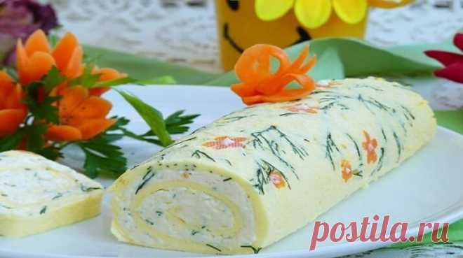 НЕЖНЕЙШИЙ РУЛЕТ "БЕЛОСНЕЖКА – Вкусные рецепты для всей семьи