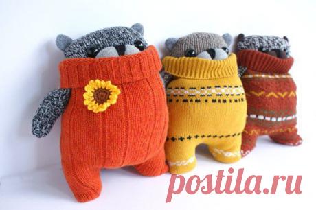 theRemakerie: игрушки из старых свитеров (трафик) / или кардиган: вторая жизнь / ВТОРАЯ УЛИЦА