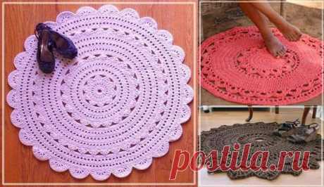 Царские круглые коврики-салфетки в современном интерьере — HandMade