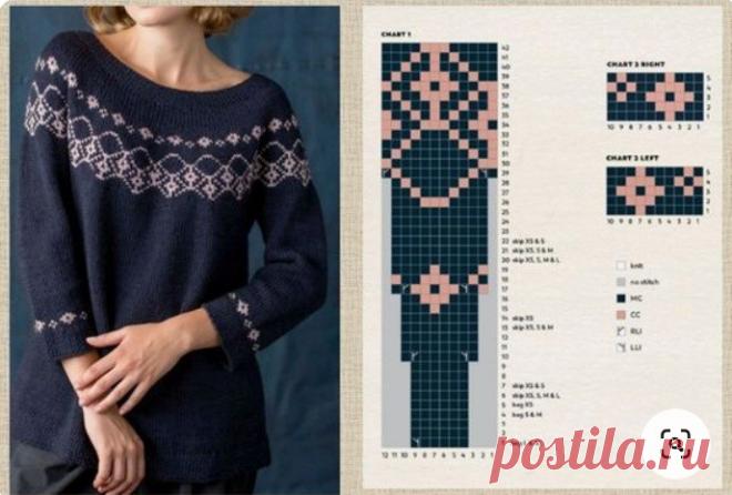 Жаккардовые узоры для кокеток