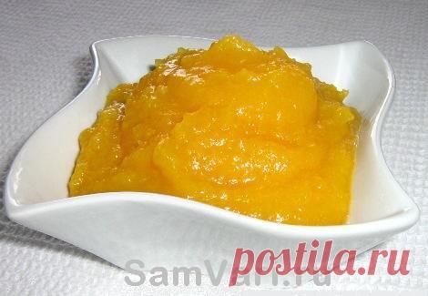 Тыквенное пюре с яблоками. Рецепт с фото. Вкусное и полезное пюре для детей.