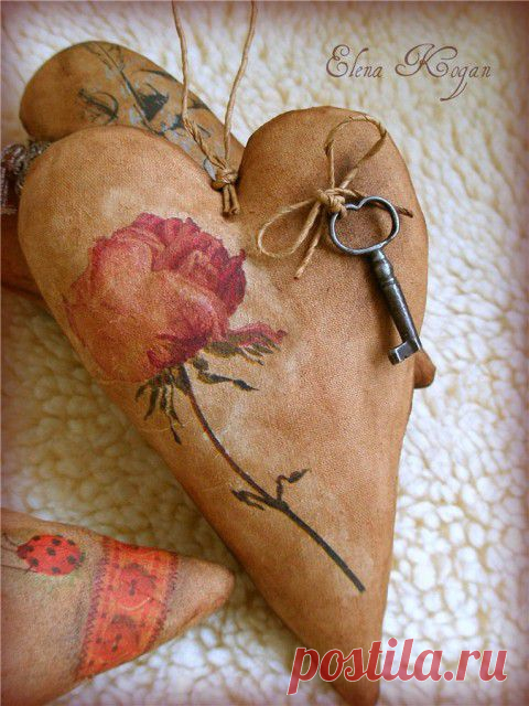 Кофейные валентинки. Мастер-класс | Умелые ручки