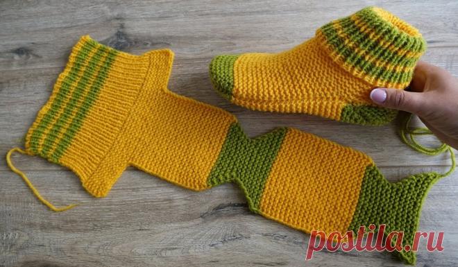 Носки на двух спицах: как связать и сшить, описание для начинающих, видео