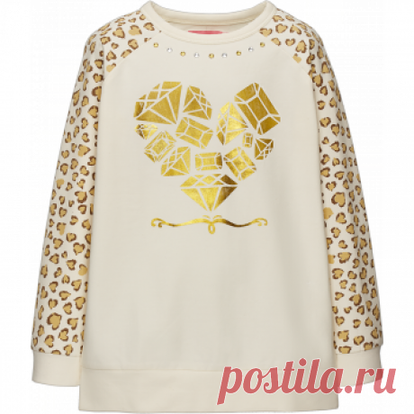 Толстовка для девочки, цвет слоновая кость